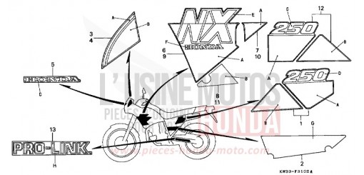 MARQUE/RAYURE NX2502L de 1990